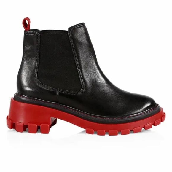 SCHUTZ Ann Leather Short Booties - Black size 11 - Picture 2 of 5